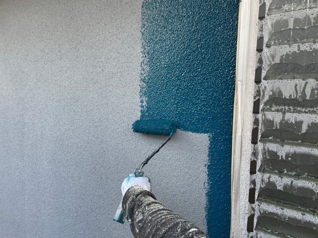 外壁中塗り