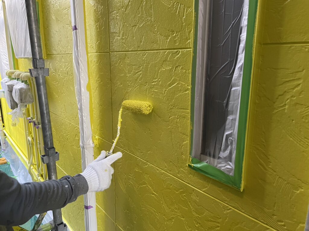 外壁上塗り
