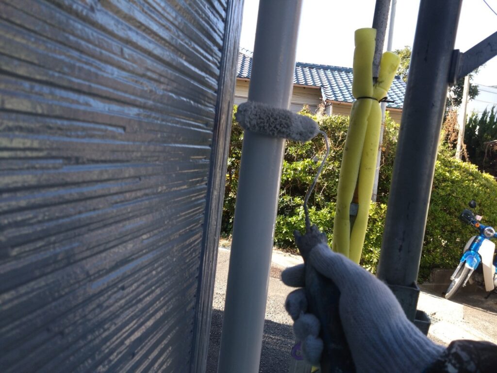 雨樋上塗り2回目