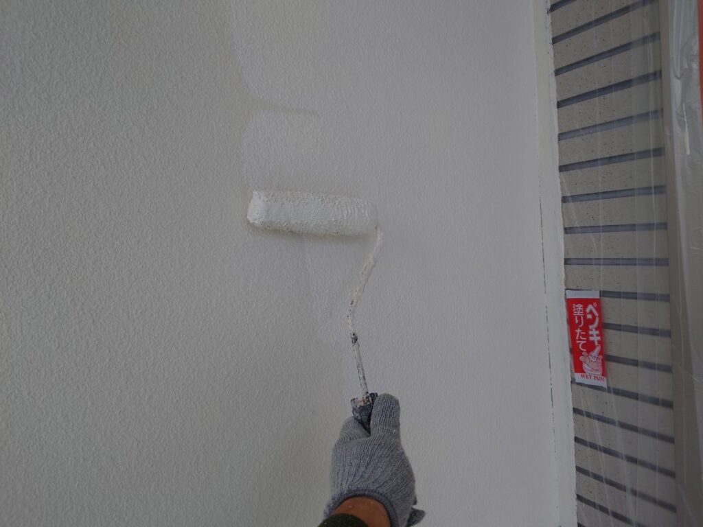 外壁上塗り