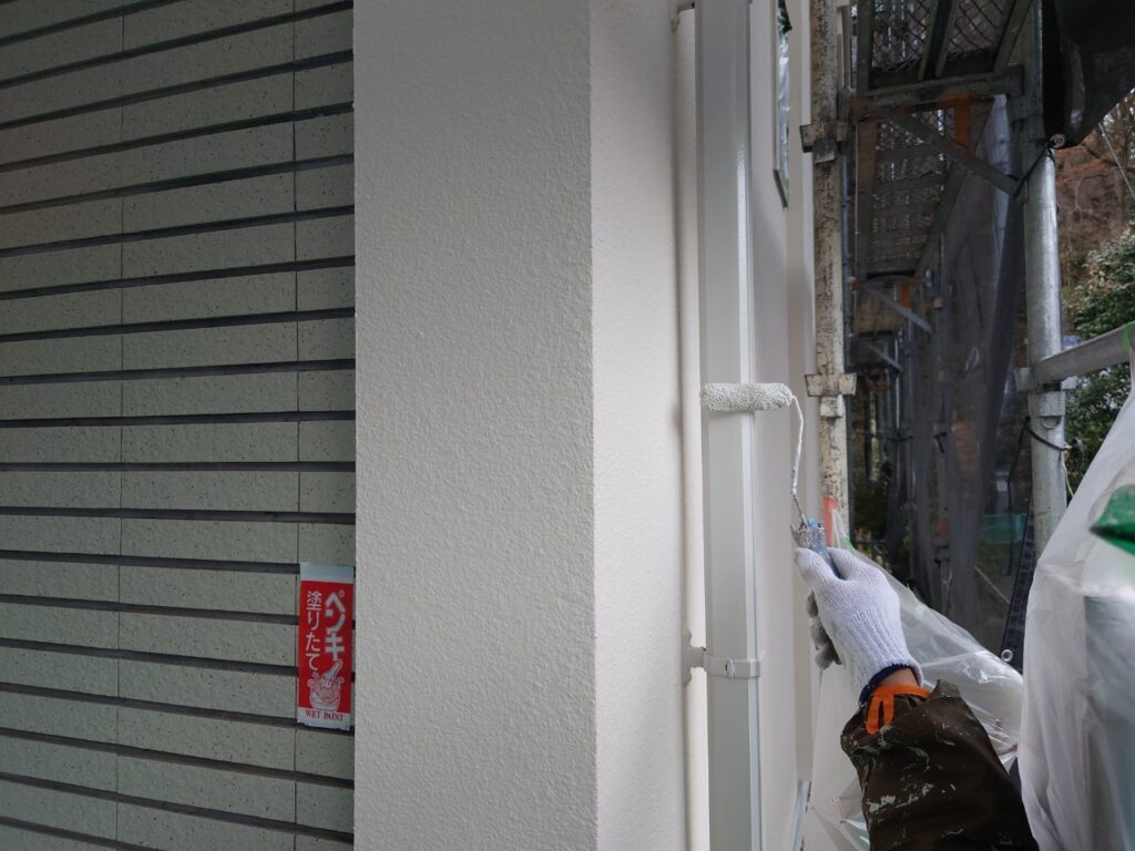 雨樋上塗り2回目