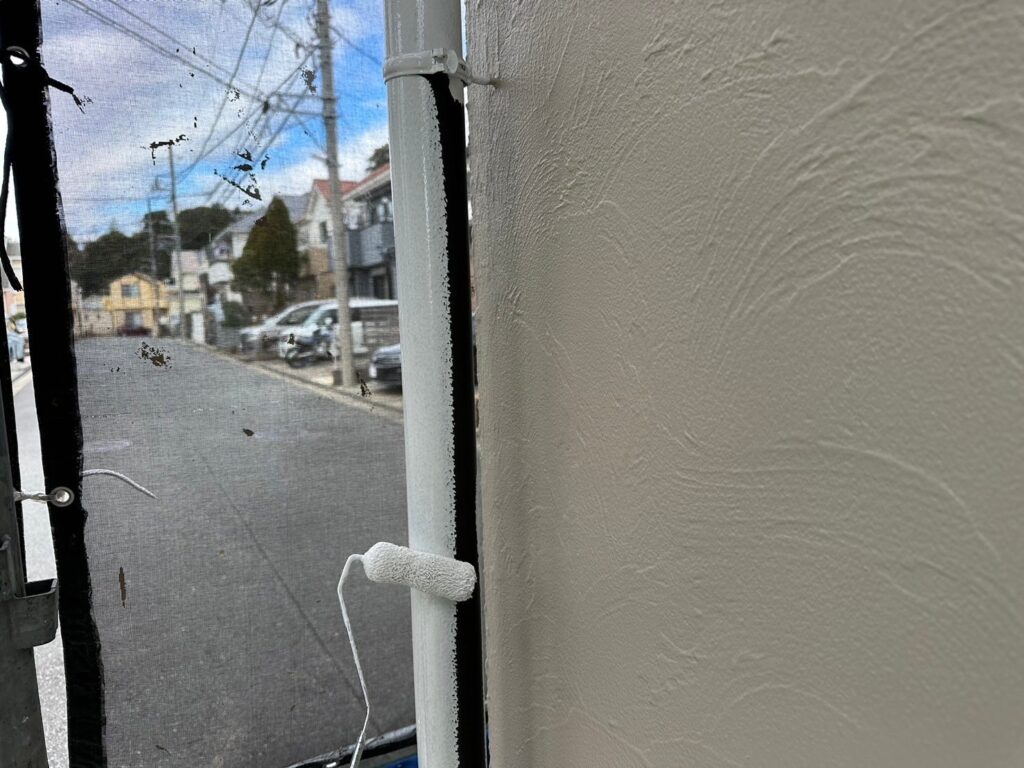 雨樋上塗り1回目