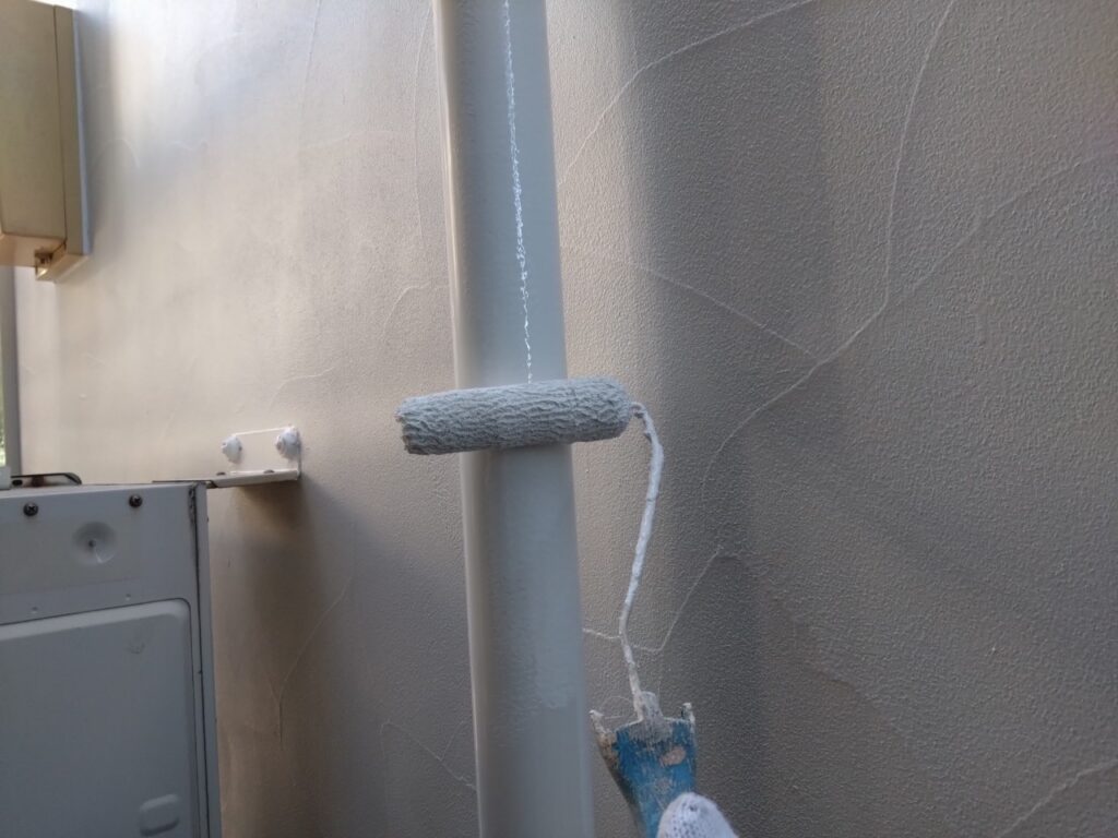 雨樋上塗り2回目