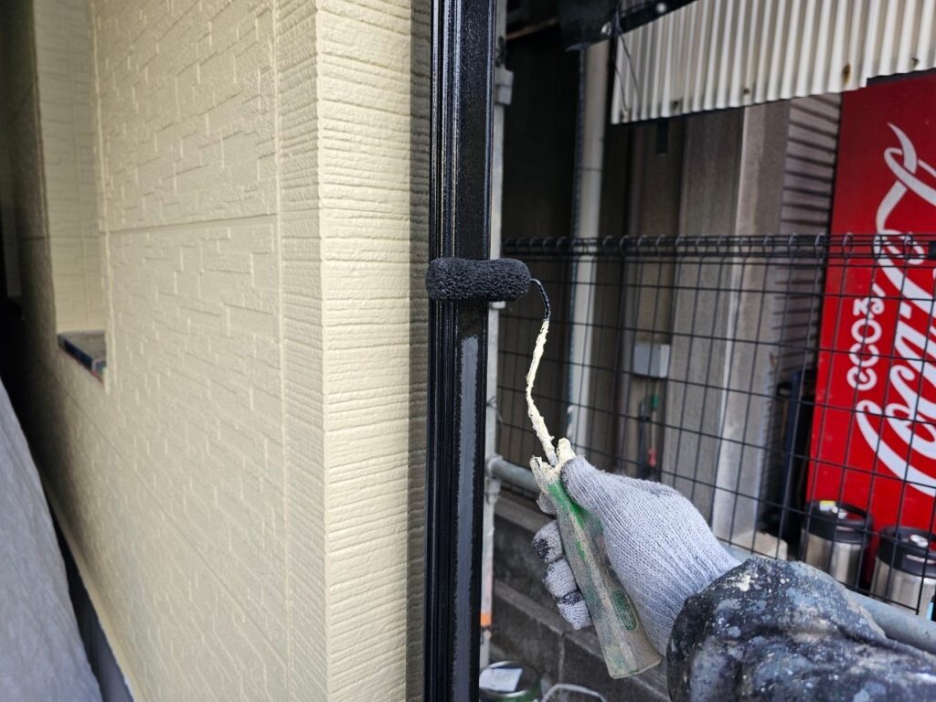 雨樋上塗り1回目