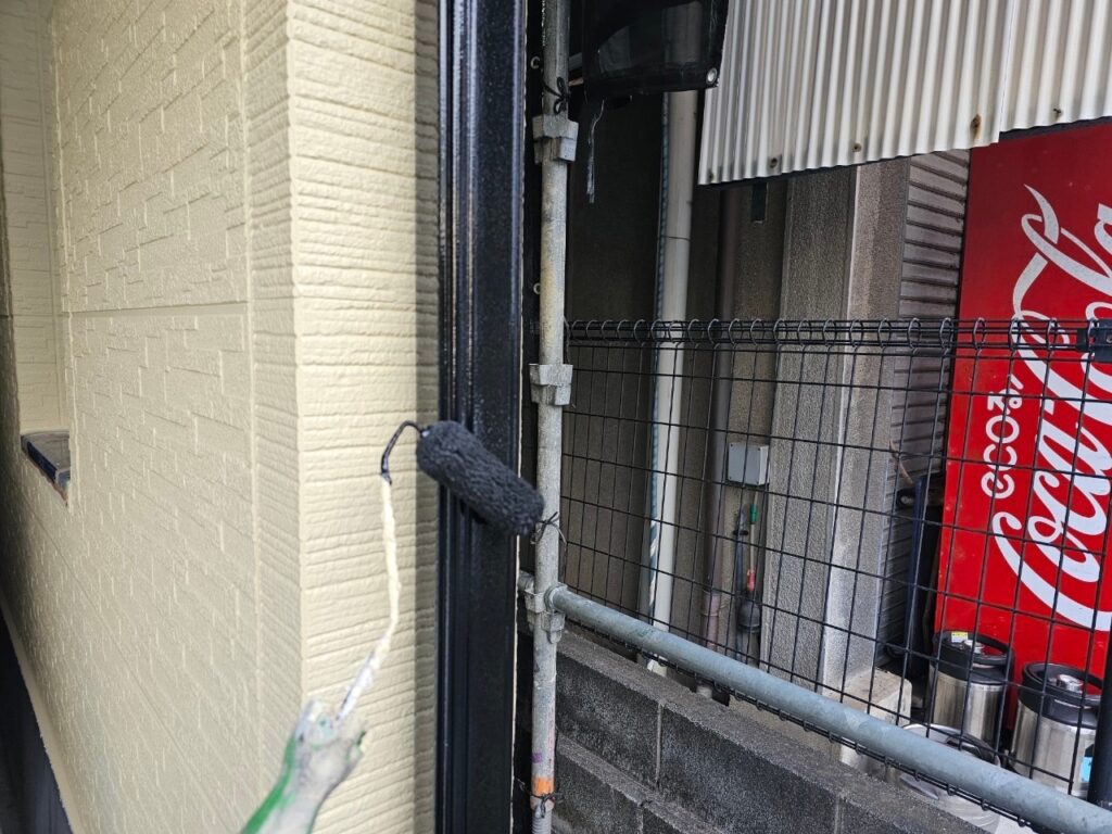 雨樋上塗り2回目