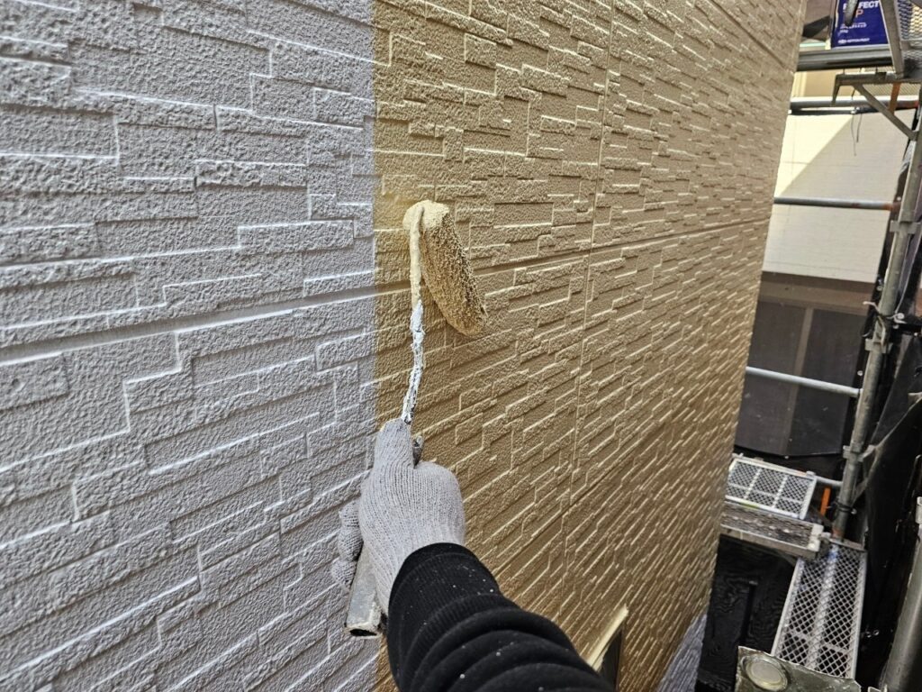 外壁中塗り