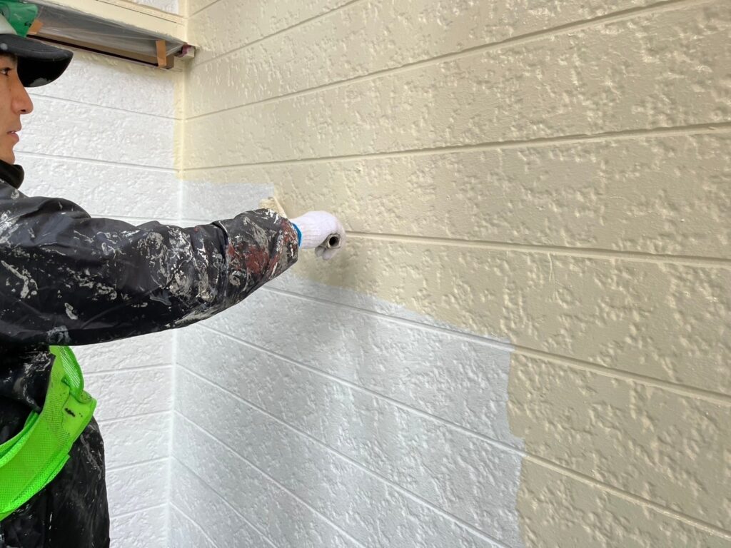 外壁中塗り