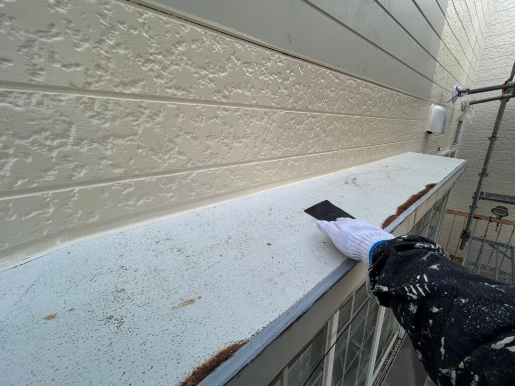 霧よけ庇ケレン