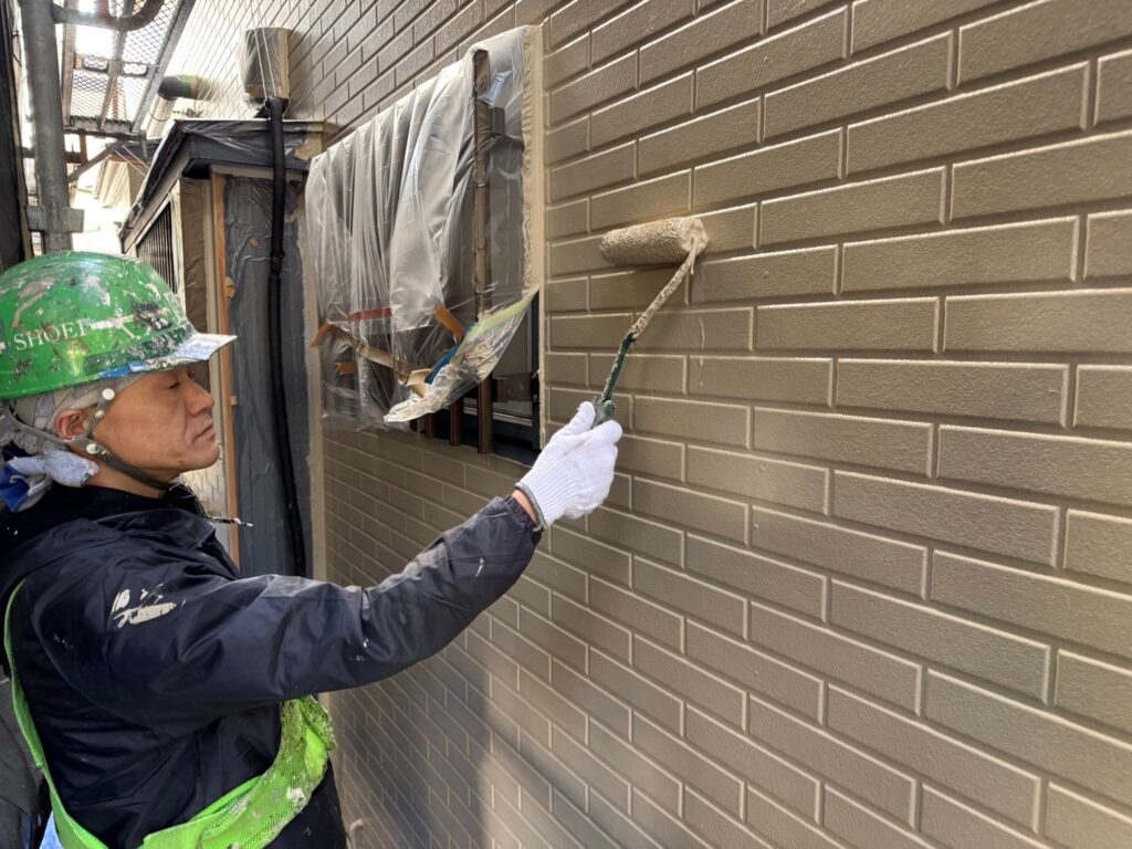 外壁上塗り