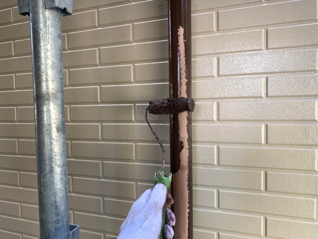 雨樋上塗り1回目