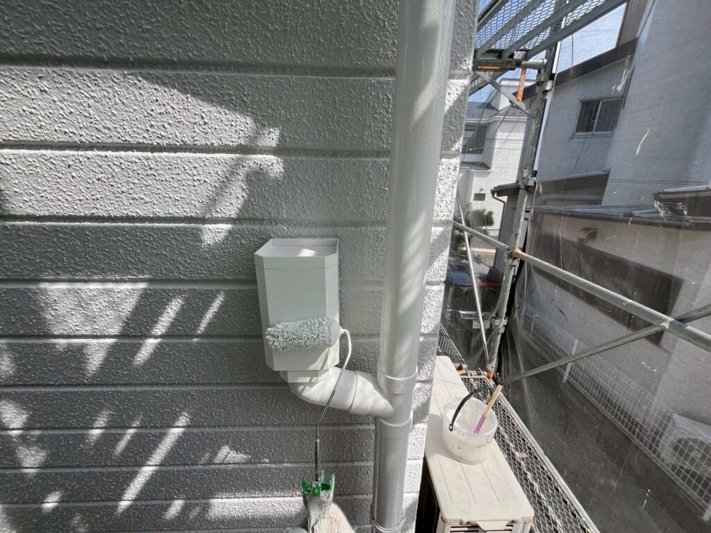 雨樋上塗り2回目