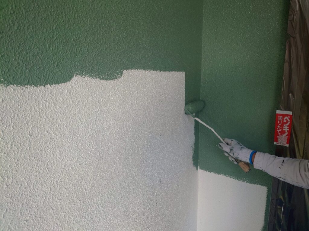 外壁中塗り