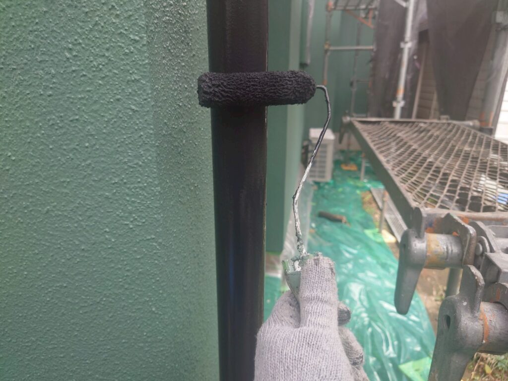 雨樋上塗り2回目