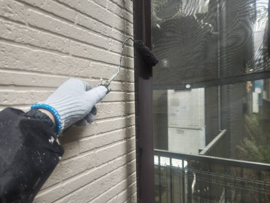 雨樋上塗り1回目