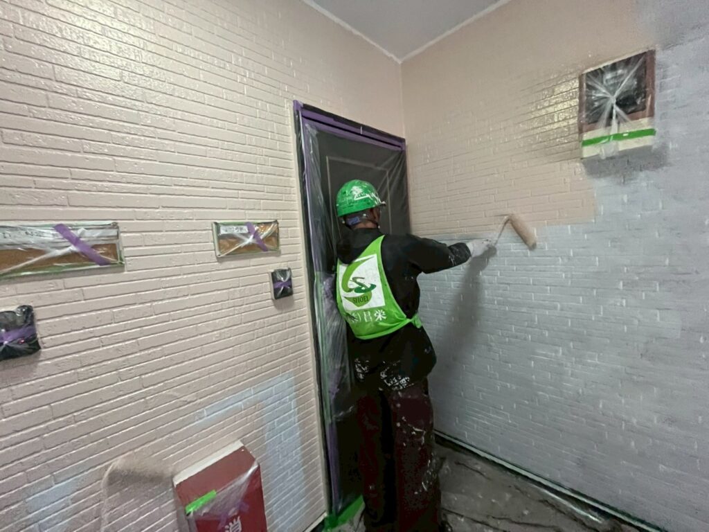 外壁中塗り