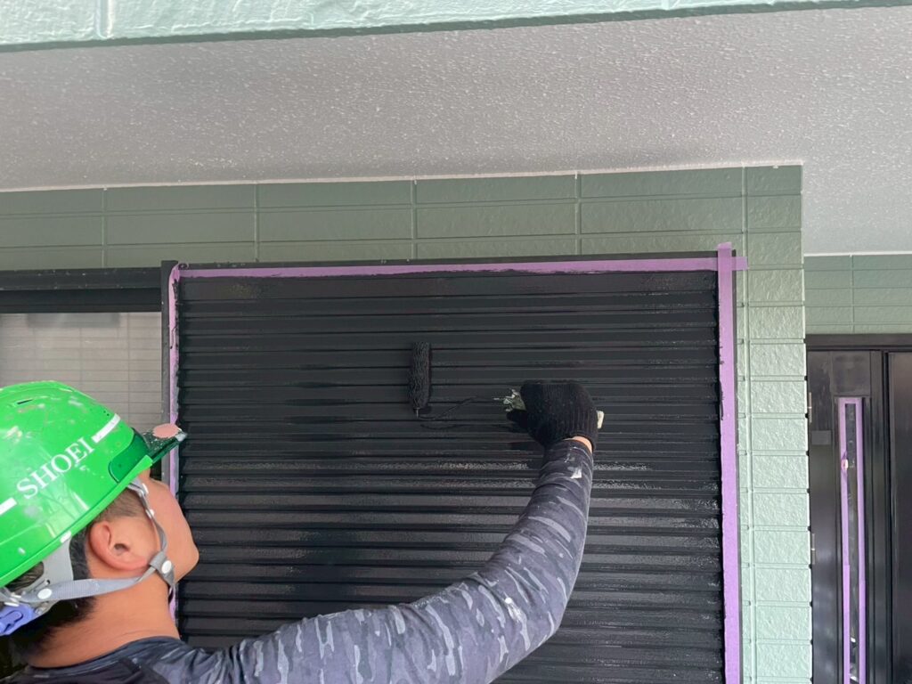 雨戸上塗り