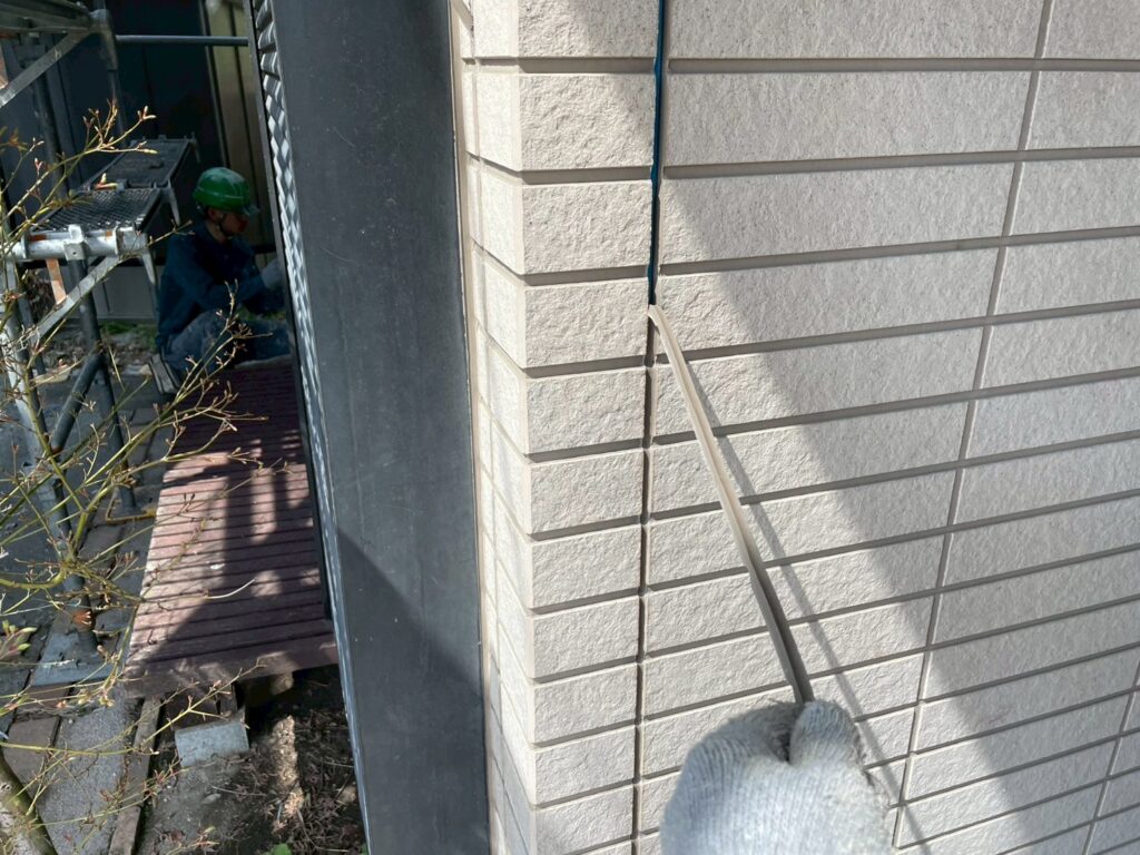 既存シーリング撤去