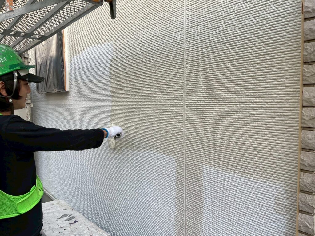 外壁中塗り