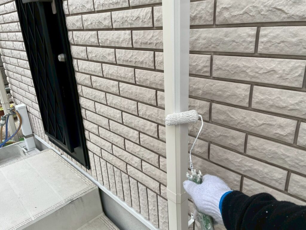 雨樋上塗り1回目