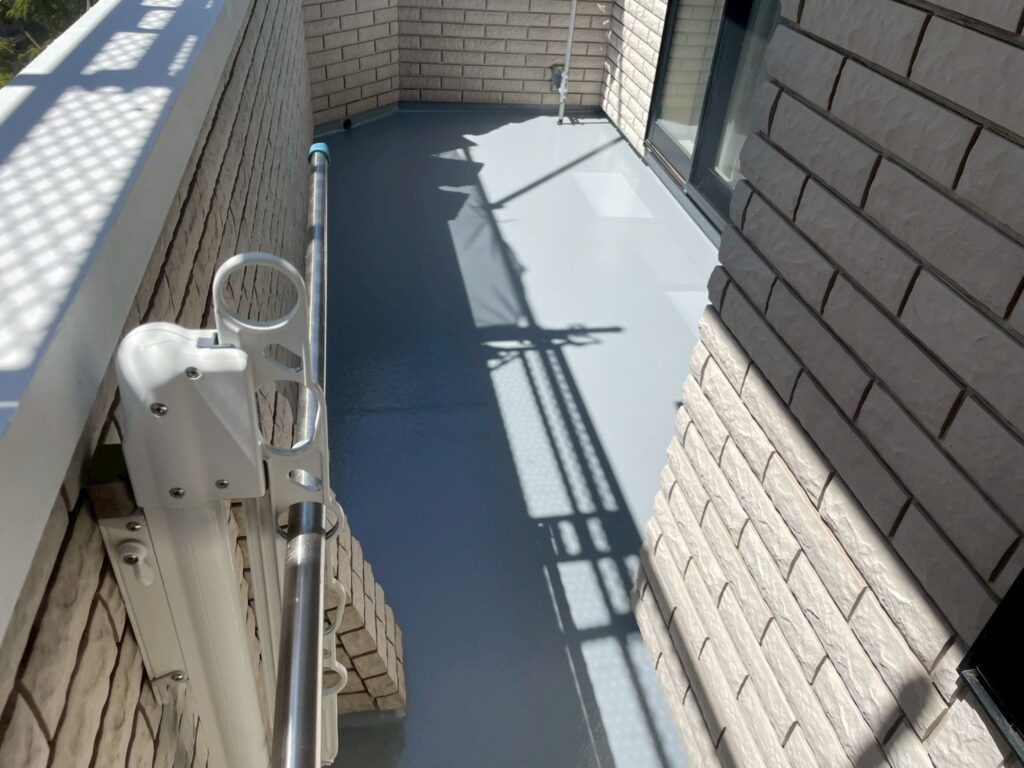 ベランダ施工完了