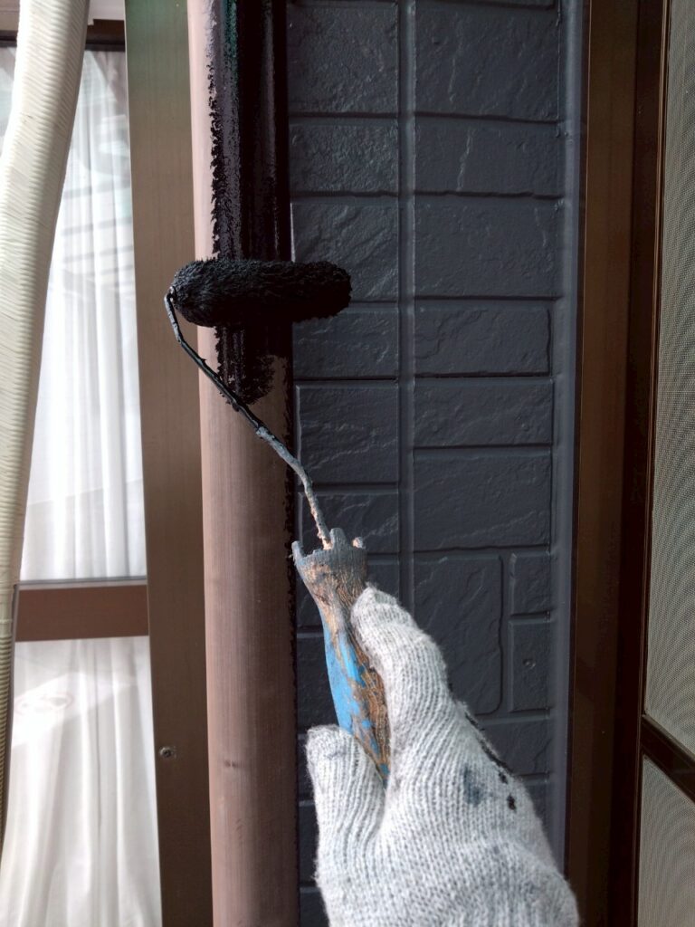 雨樋上塗り1回目