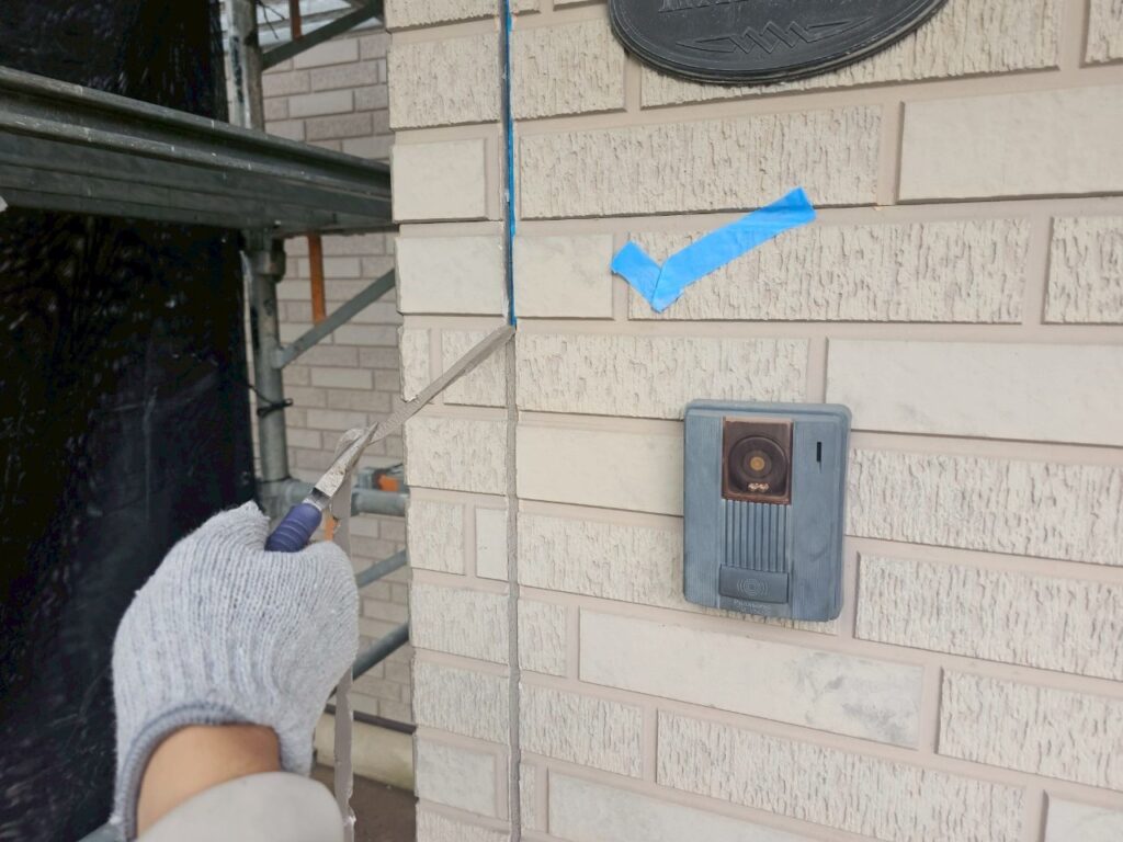 既存シーリング撤去