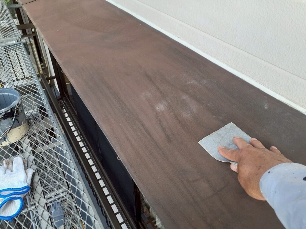 霧よけ庇ケレン