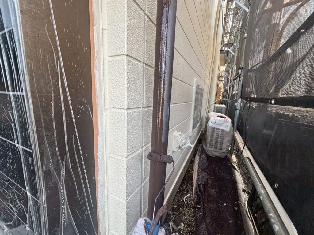 雨樋上塗り1回目