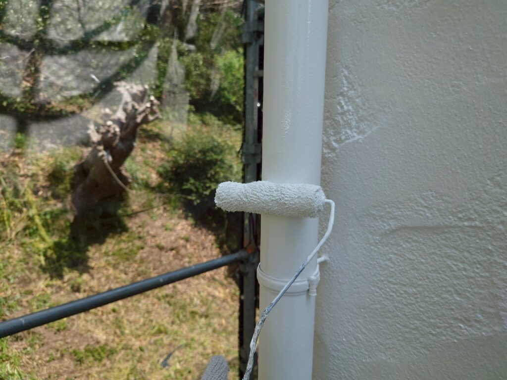 雨樋上塗り1回目
