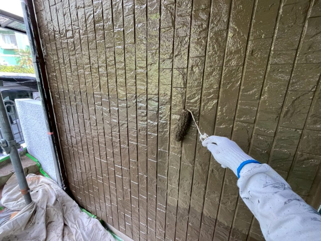 外壁上塗り