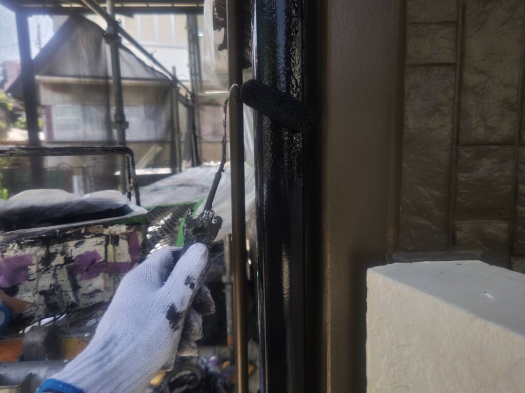 雨樋上塗り2回目