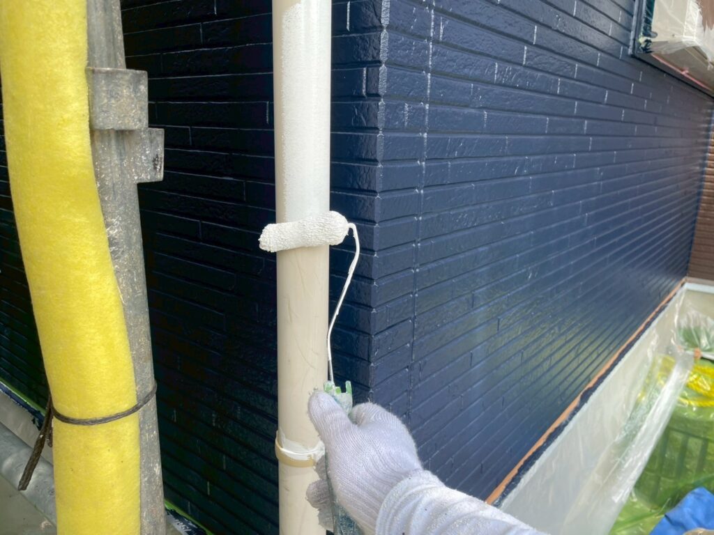 雨樋上塗り1回目