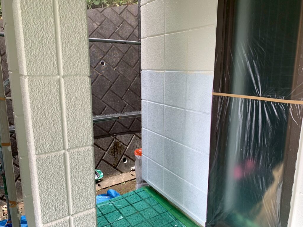 外壁中塗り