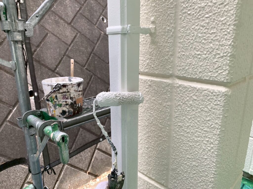 雨樋上塗り2回目