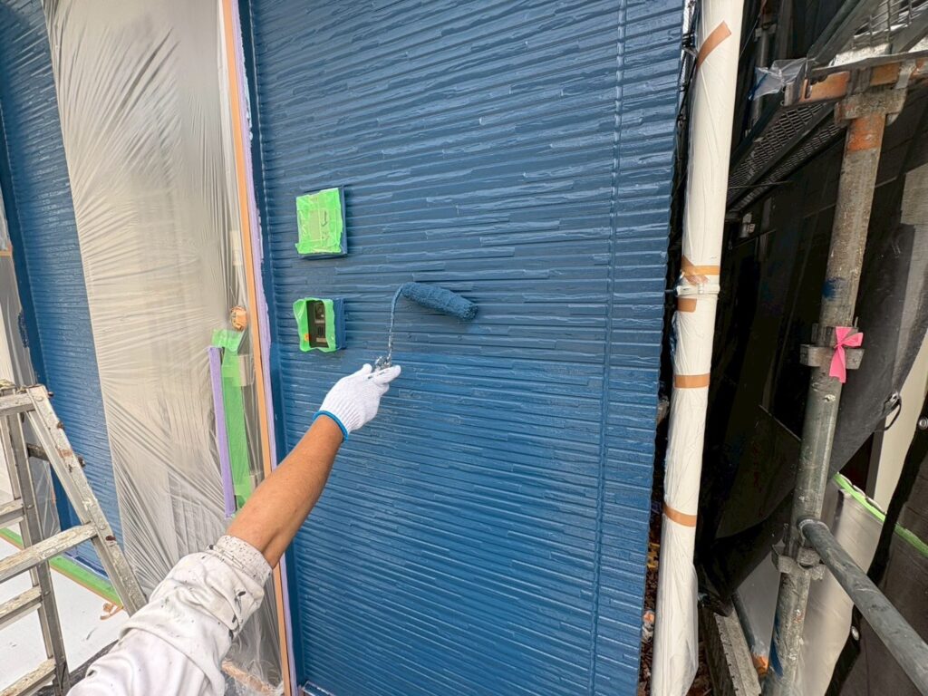 外壁上塗り