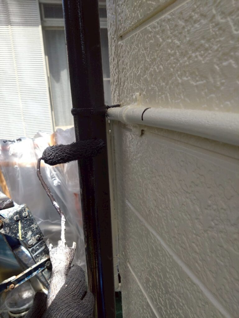 雨樋上塗り2回目