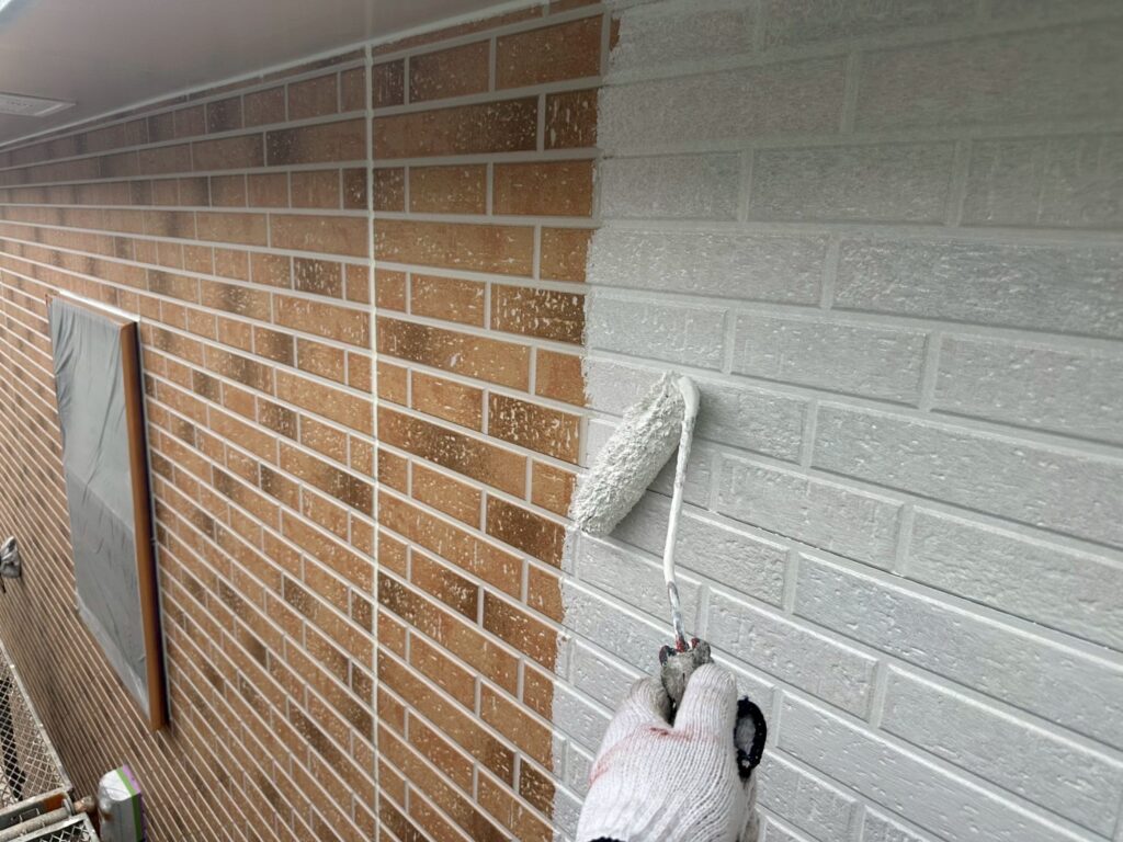 外壁下塗り