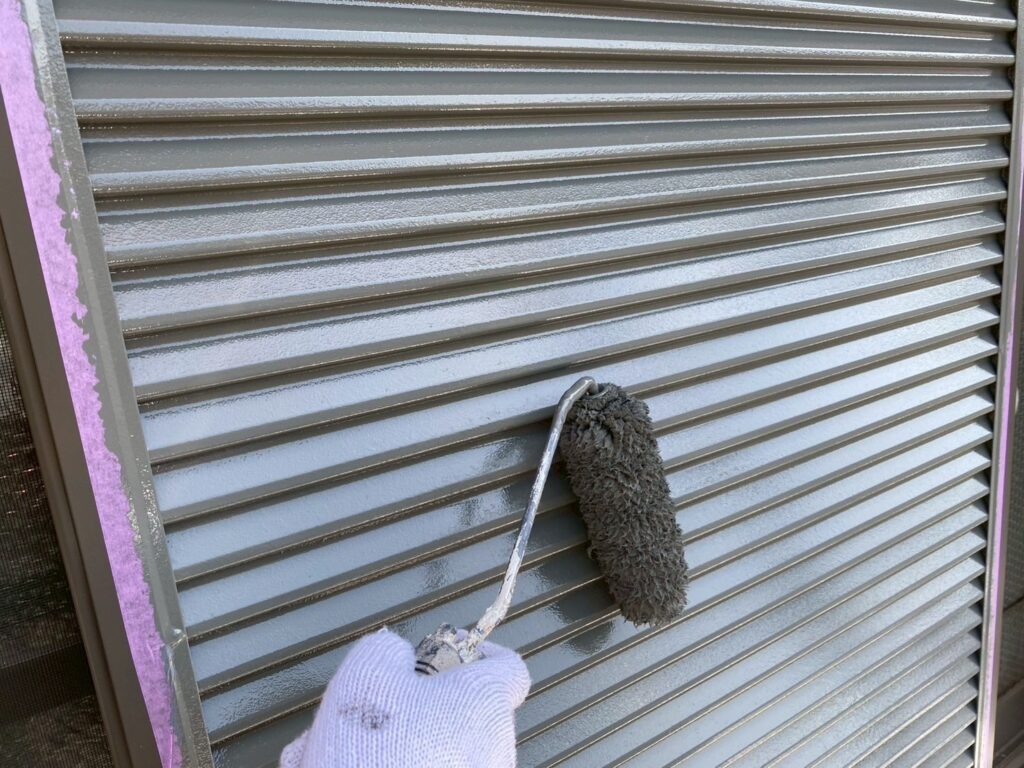 雨戸上塗り