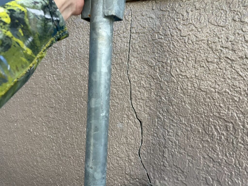 外壁補修施工前