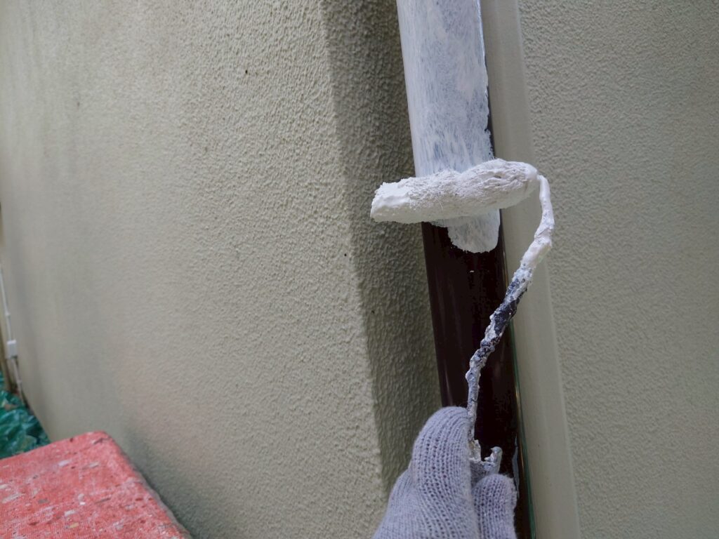 雨樋上塗り1回目