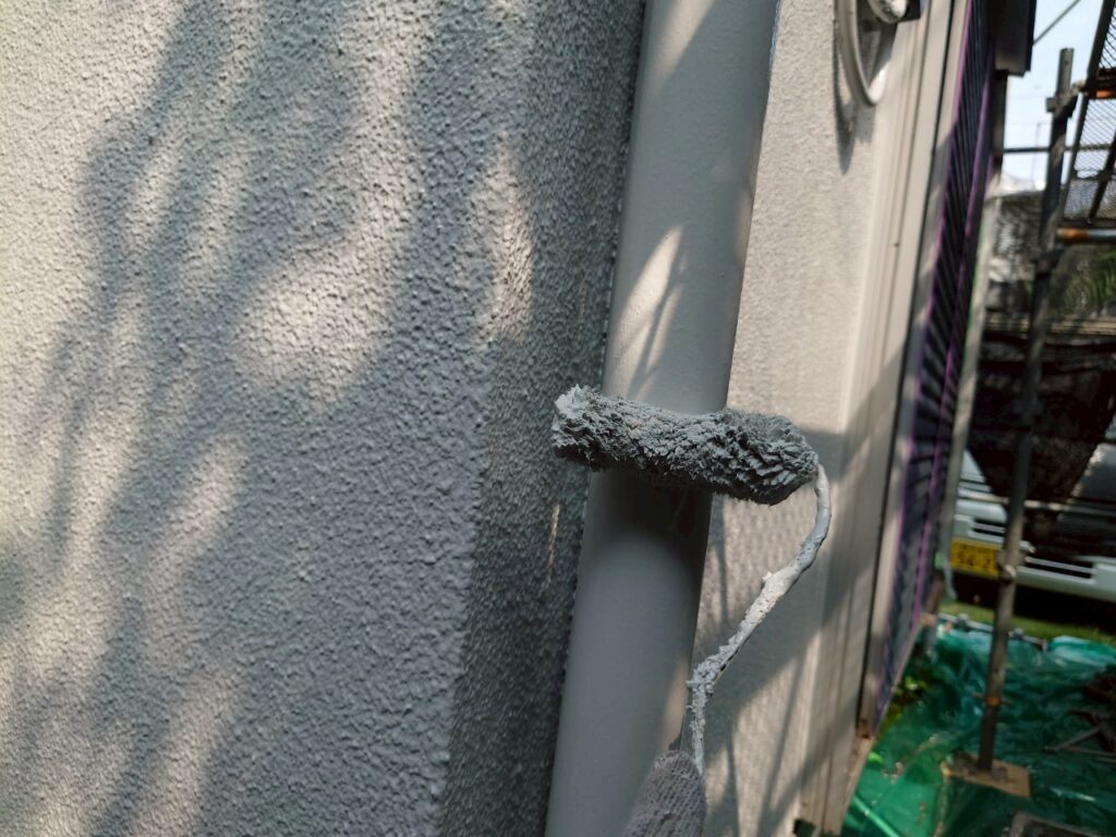 雨樋上塗り2回目