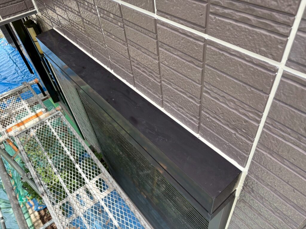 霧よけ庇施工前