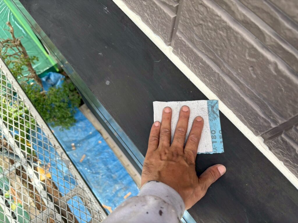 霧よけ庇ケレン