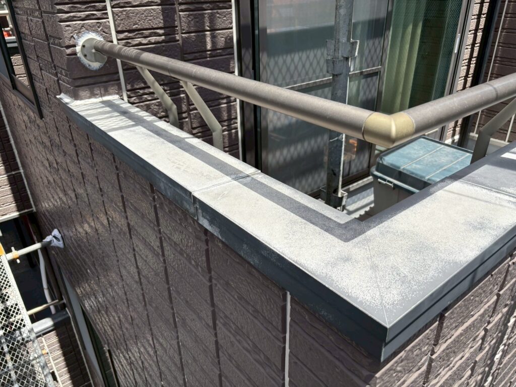 ベランダ手すり施工前