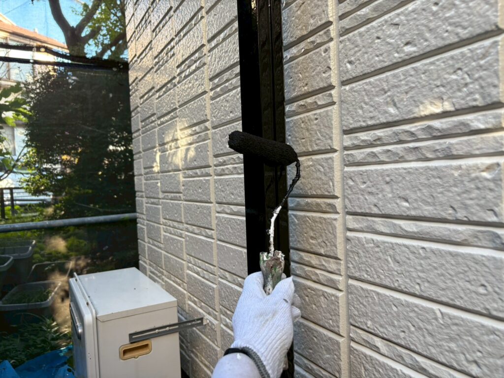 雨樋上塗り1回目