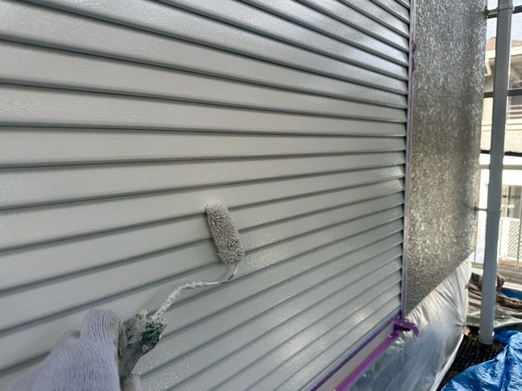 雨戸上塗り