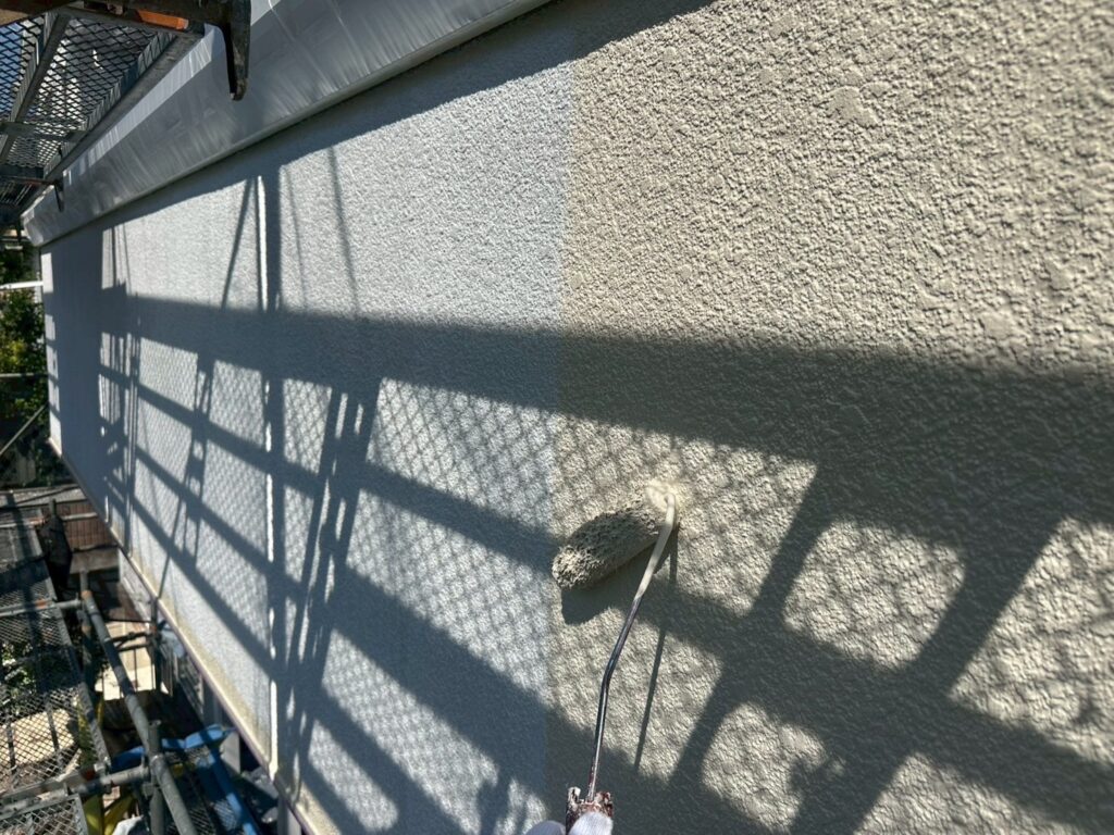 外壁中塗り