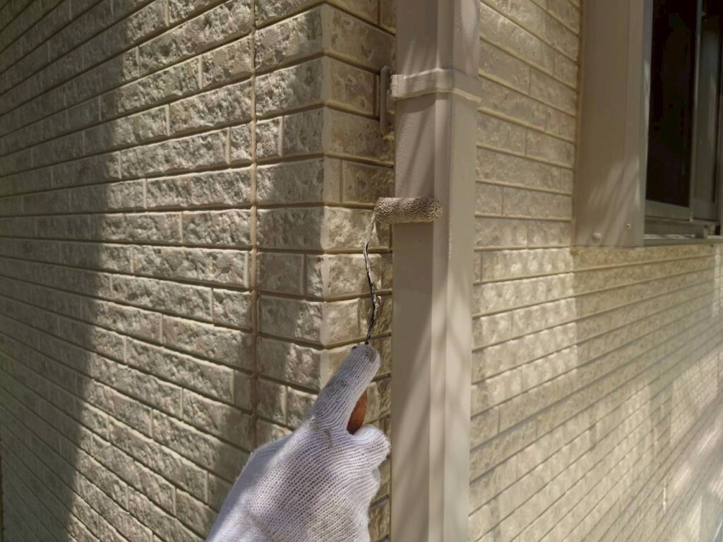 雨樋上塗り1回目