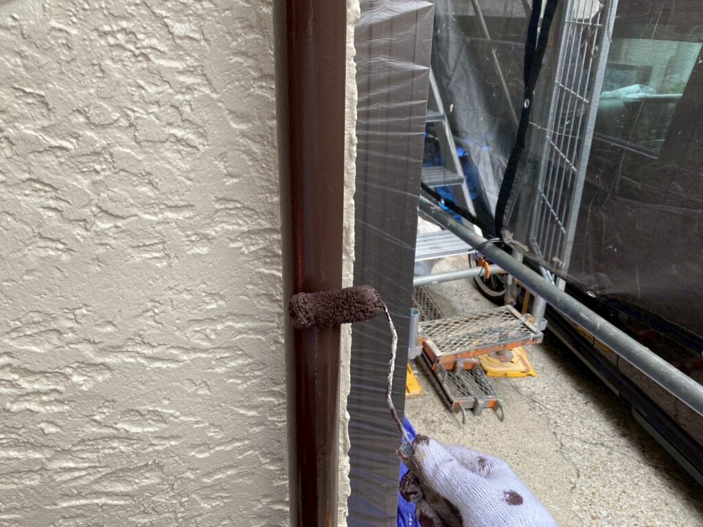 雨樋上塗り2回目