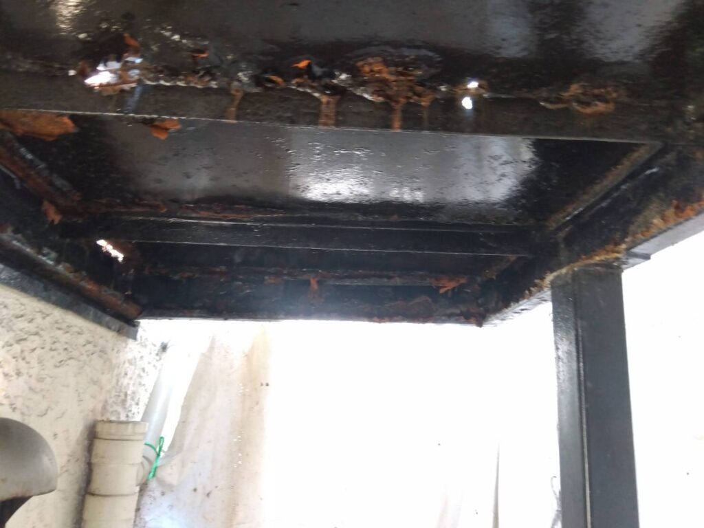 鉄骨階段施工前